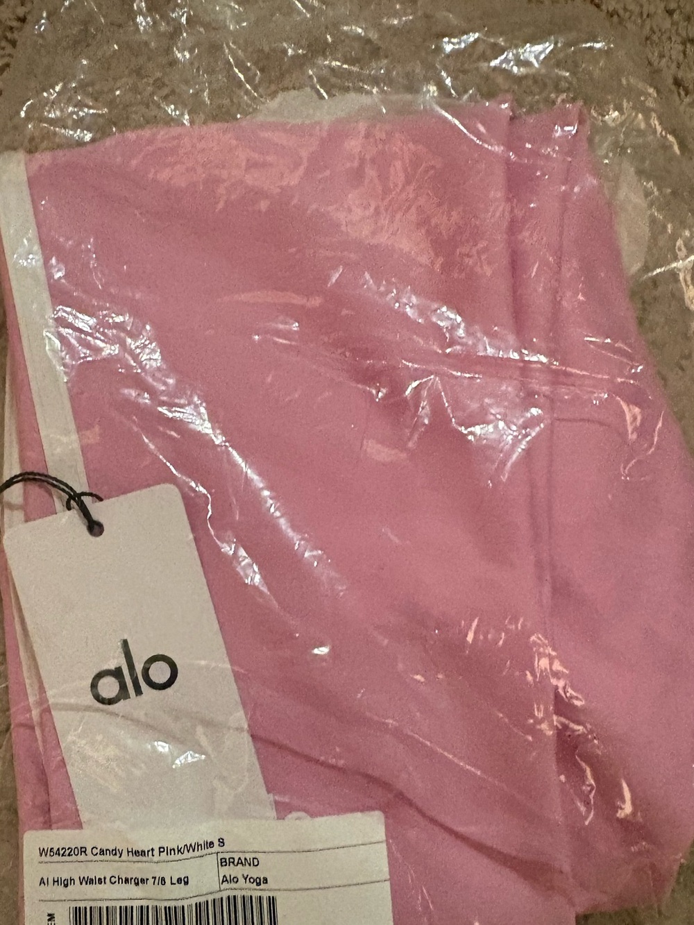 ALO Yoga Pink High-Waist Leggings